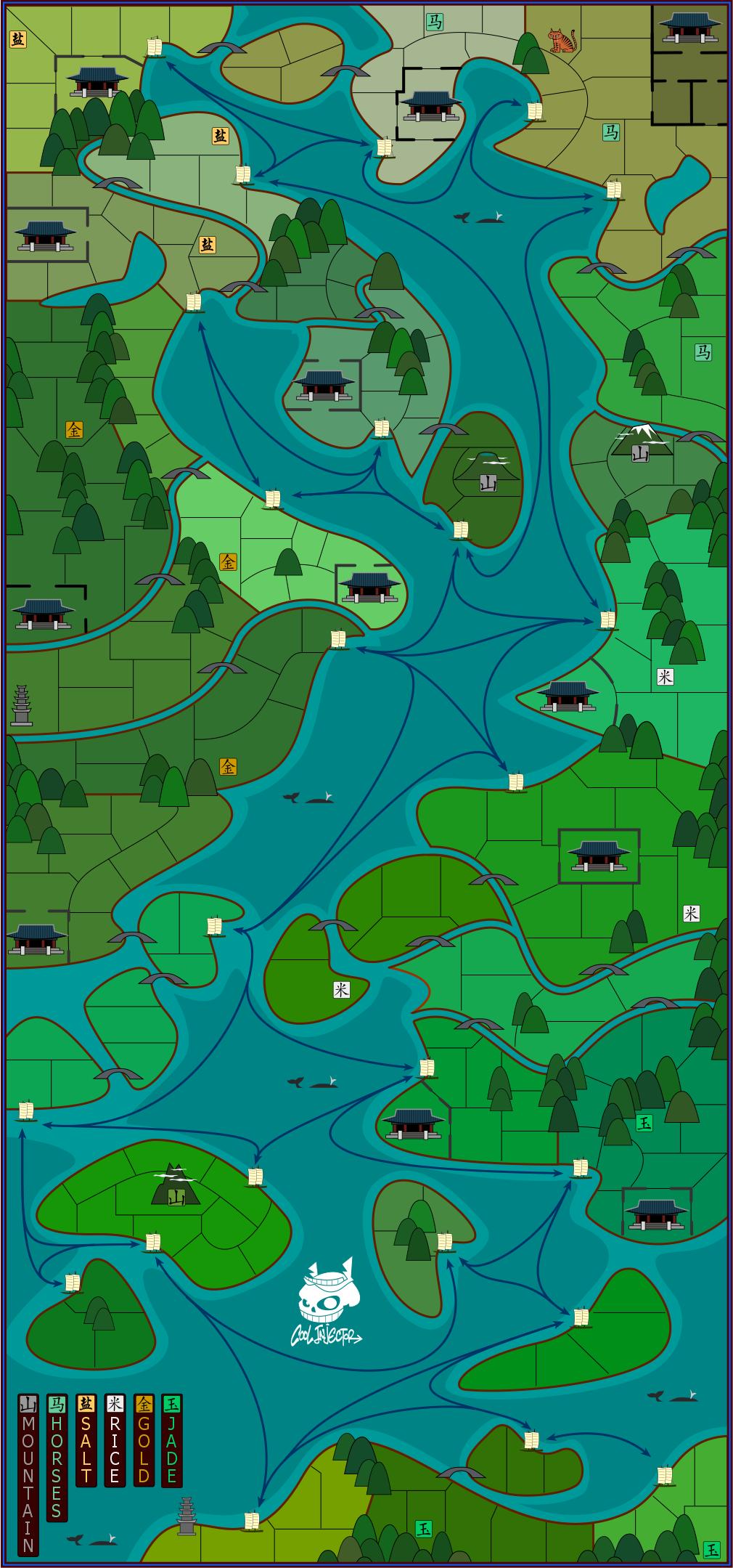 the map